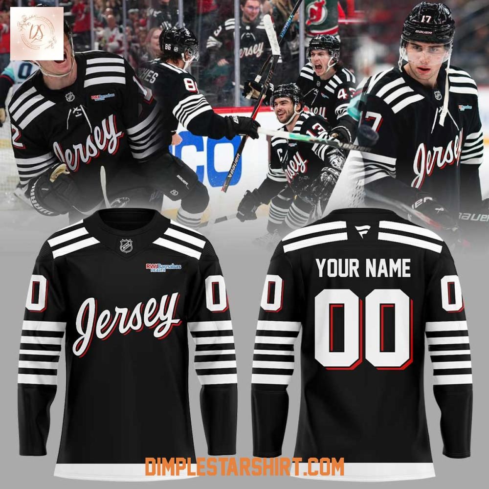 New Jersey Devils Black Alternate Premier Uniform Hockey Jersey