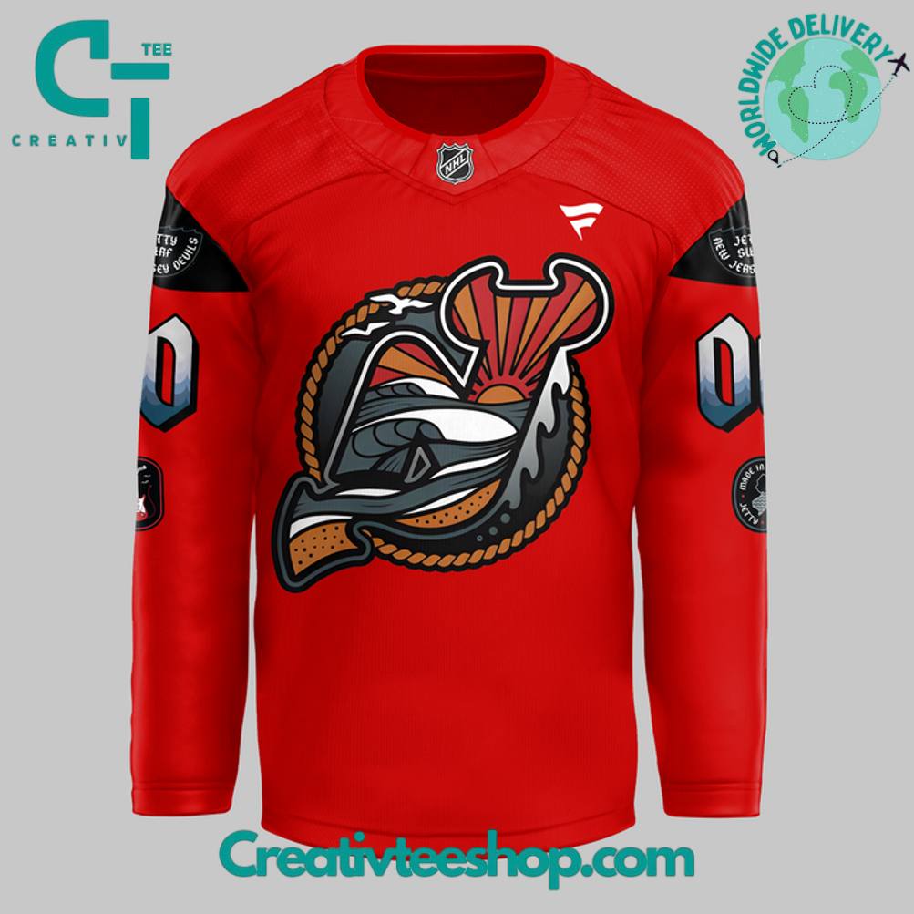 New Jersey Devils "Made In Jerseys" Night 2025 Special Red Hockey Jersey