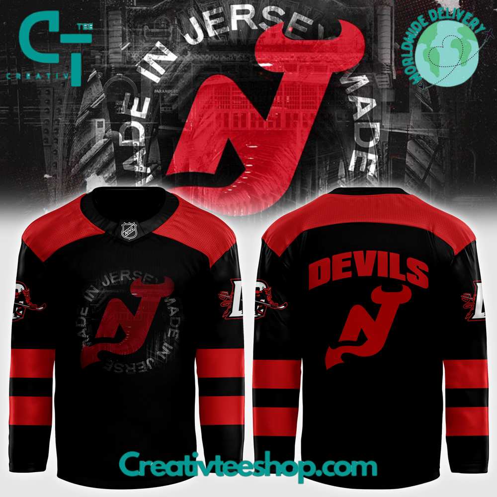 New Jersey Devils “Made In Jersey” Hockey Jersey