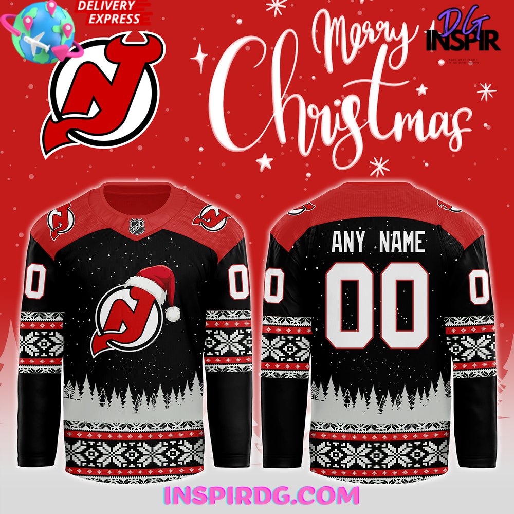 New Jersey Devils Merry Christmas Holiday Special Hockey Jersey