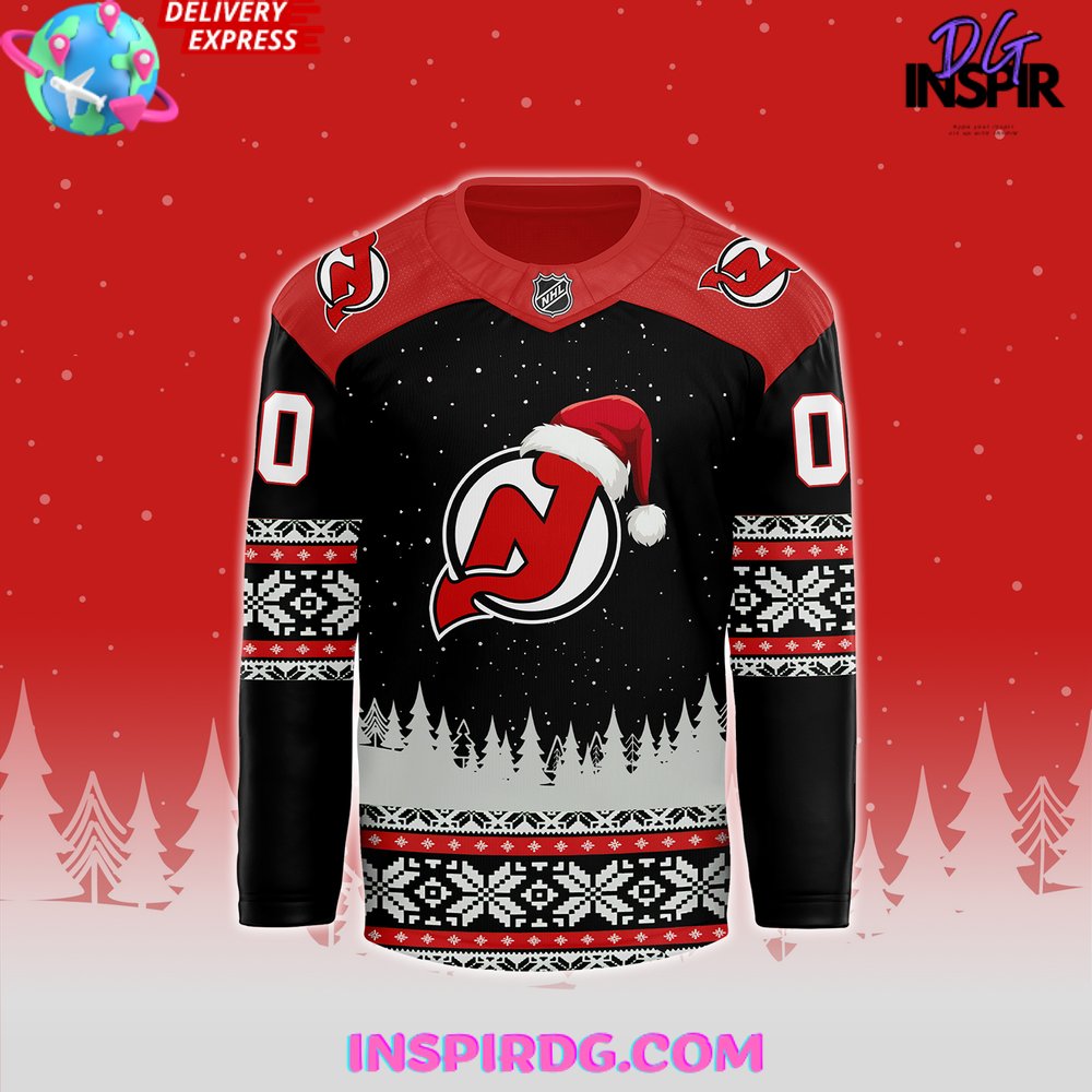 New Jersey Devils Merry Christmas Holiday Special Hockey Jersey