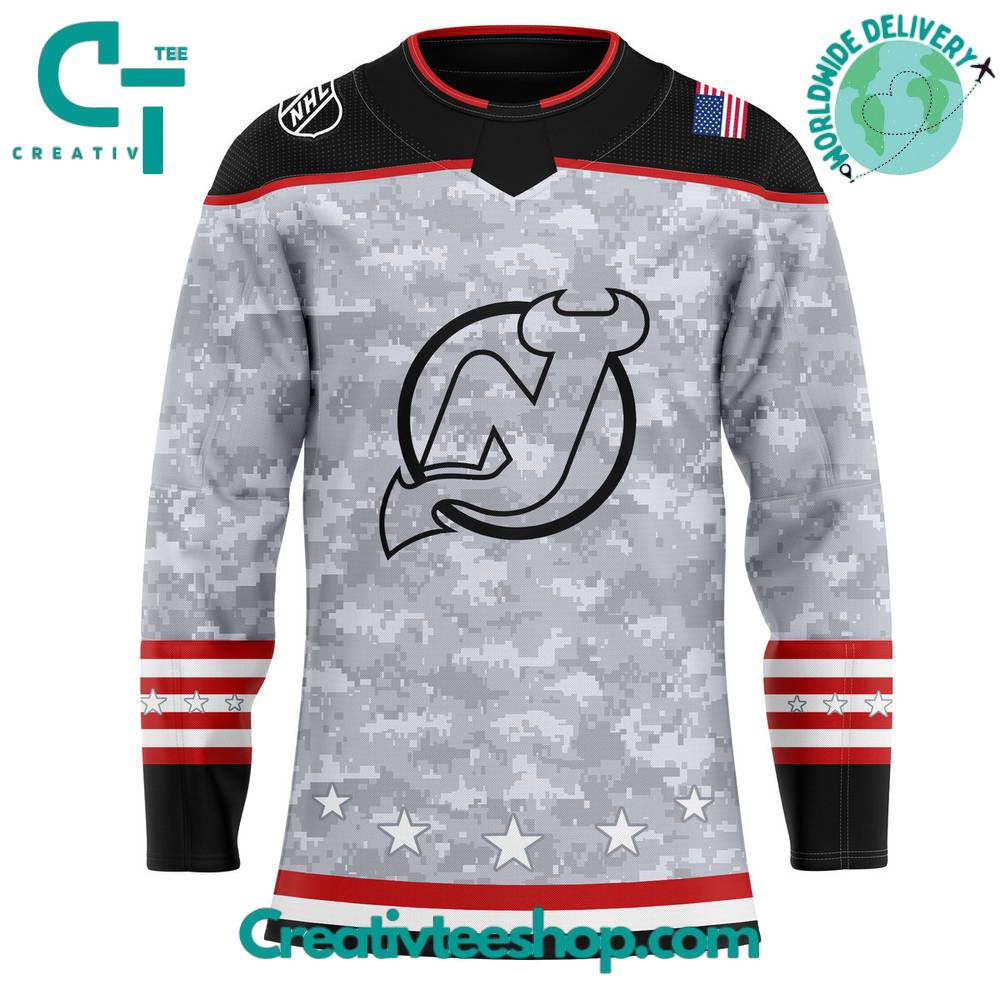 New Jersey Devils Military Appreciation Night Arctic Camo Jersey