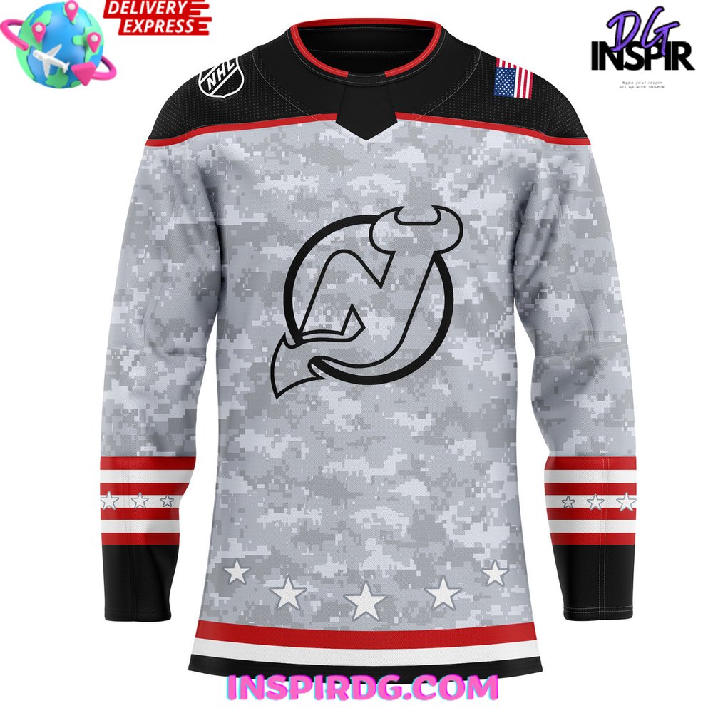 New Jersey Devils Military Appreciation Night Special Hockey Jersey
