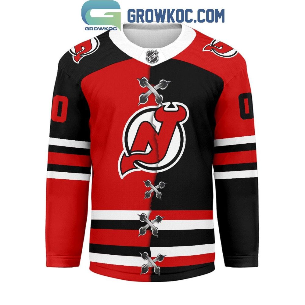 New Jersey Devils Mix Home Away Hockey Jersey