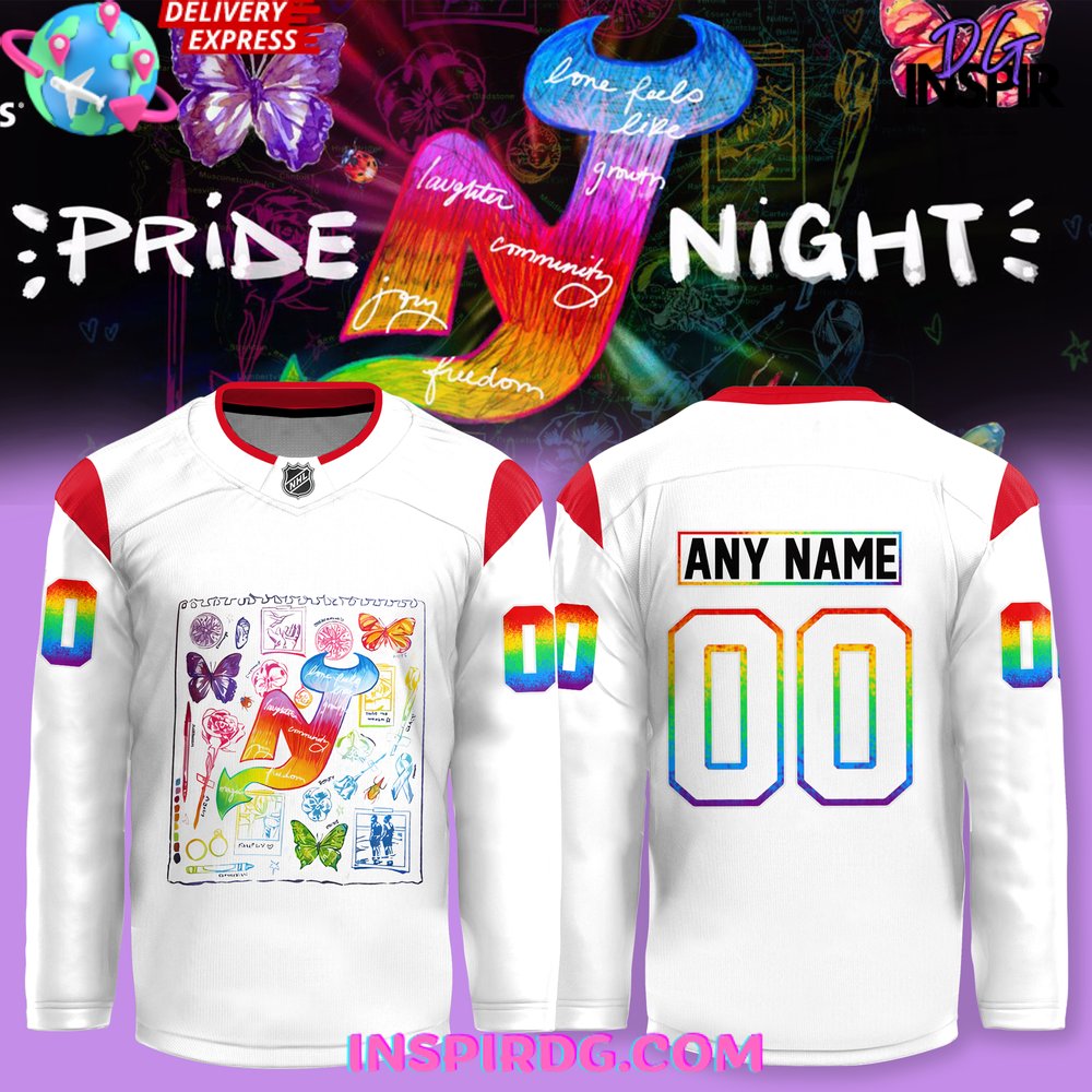 New Jersey Devils Pride Night 2025 Hockey Jersey