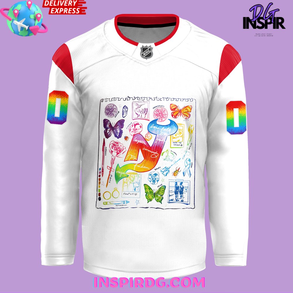 New Jersey Devils Pride Night 2025 Hockey Jersey