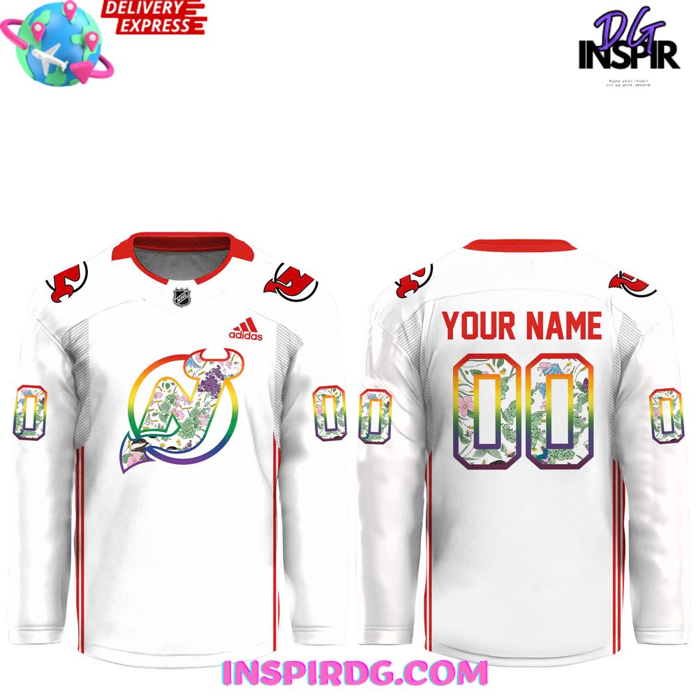 New Jersey Devils Pride Night 2025 Nhl Hockey Jersey