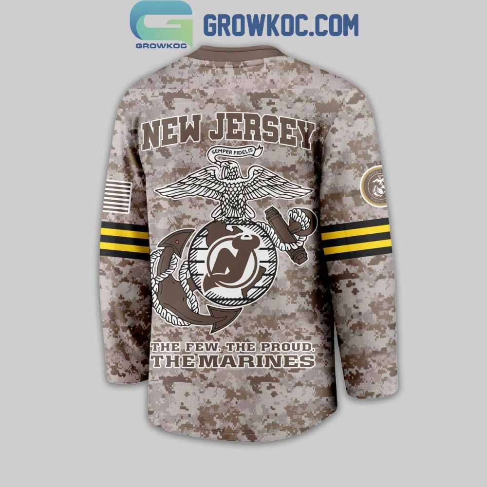New Jersey Devils Us Marine Corps Hockey Jersey