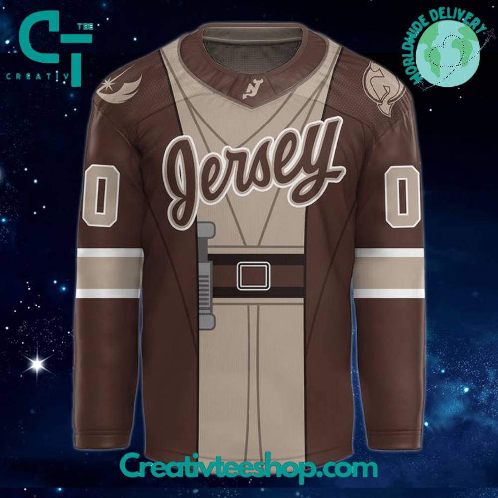 New Jersey Devils X 2025 Star Wars Day Special Grey Hockey Jersey