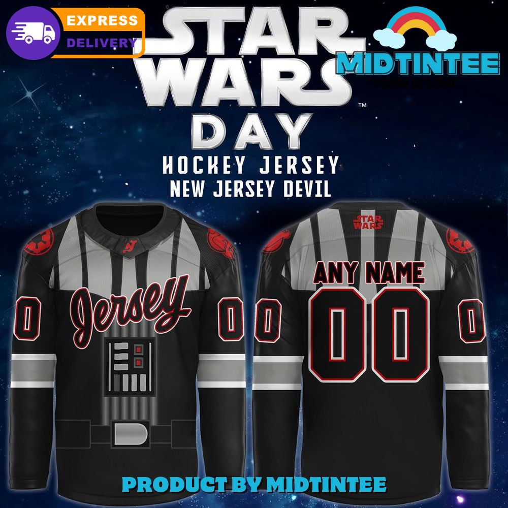 New Jersey Devils X 2025 Star Wars Day Special Hockey Jersey