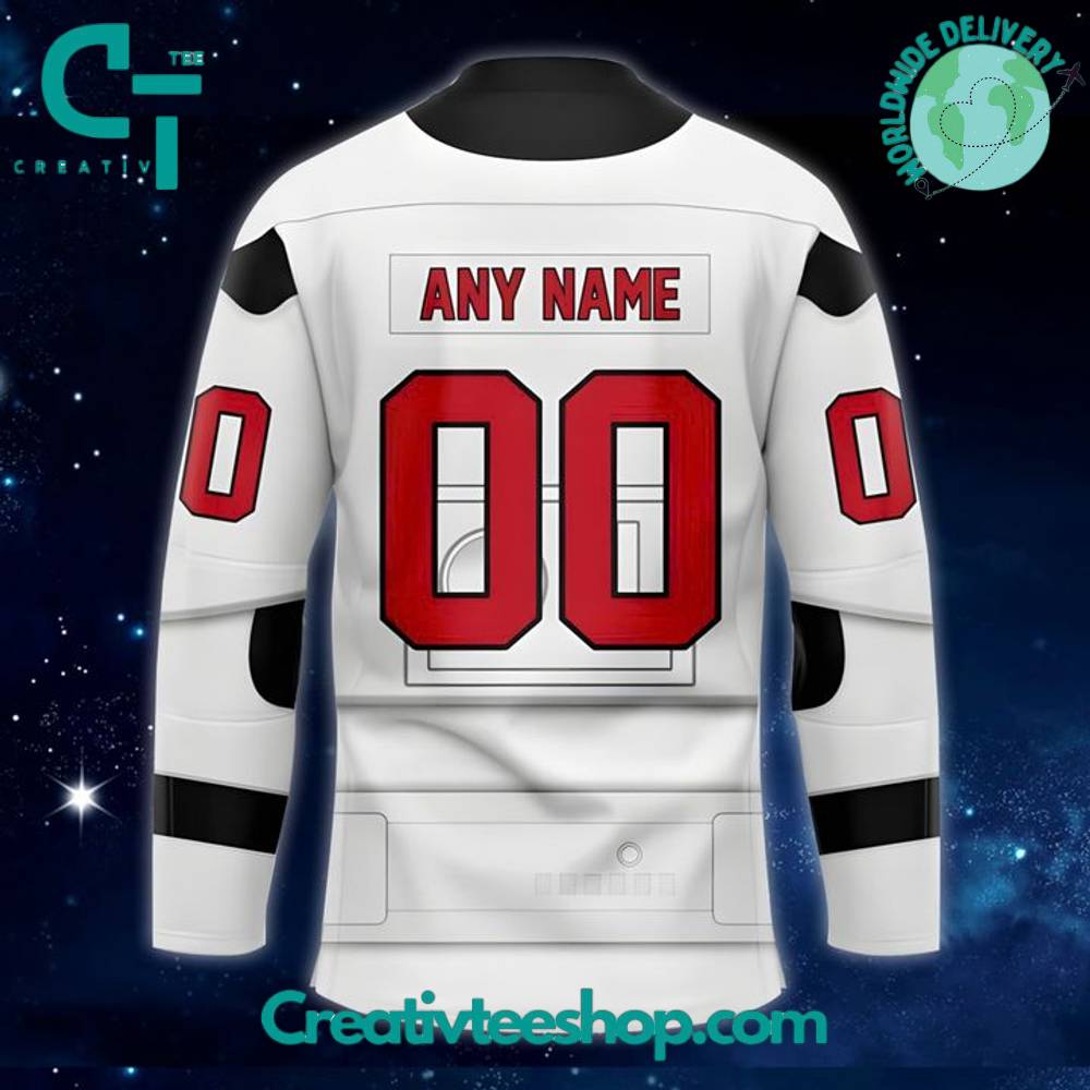 New Jersey Devils X 2025 Star Wars Day Special White Hockey Jersey