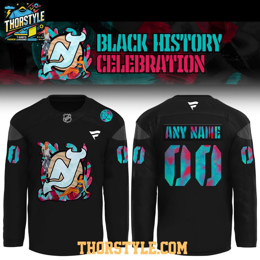 New Jersey Devils X Black History Nhl Night 2026 Personalized Hockey Jersey