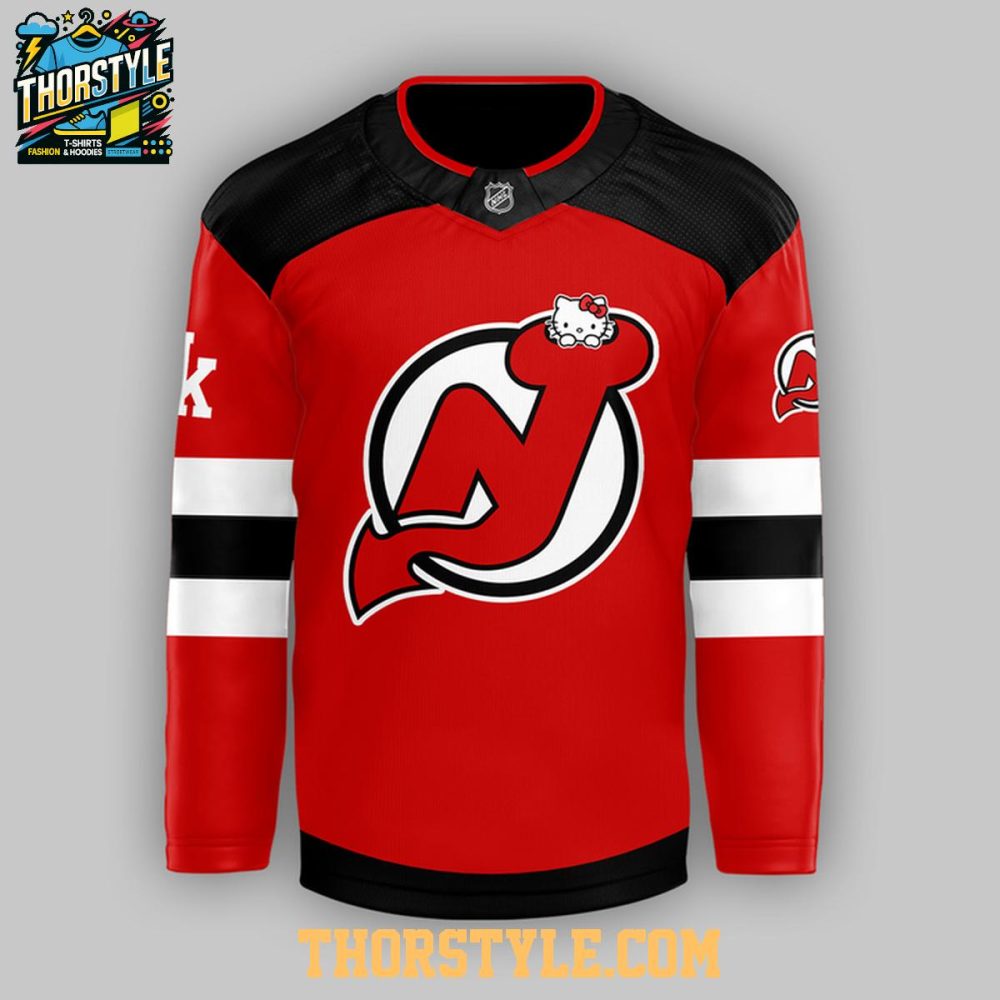 New Jersey Devils X Hello Kitty 2026 Night Celebration Hockey Jersey