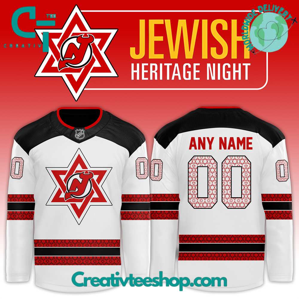 New Jersey Devils X Jewish Heritage Night Hockey Jersey