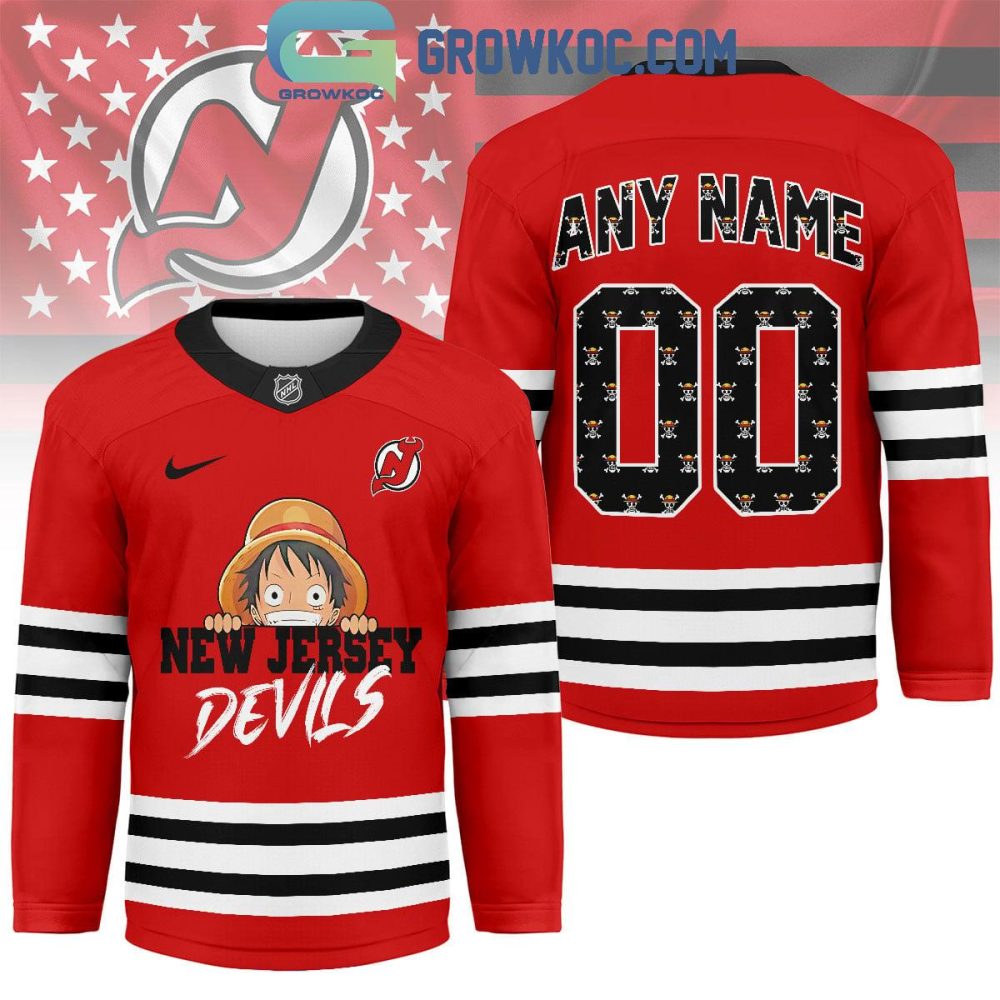 New Jersey Devils X One Piece Hockey Jersey