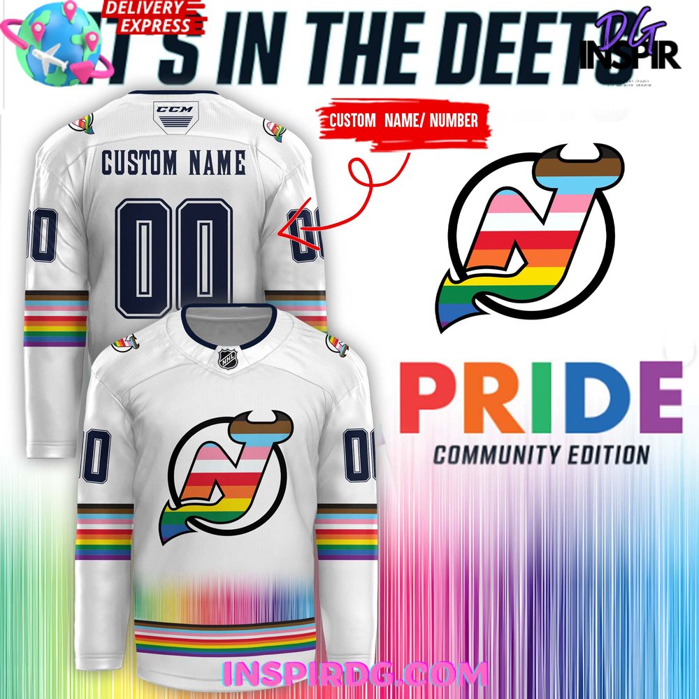 New Jersey Devils X Pride Community Special Edition Hockey Jersey