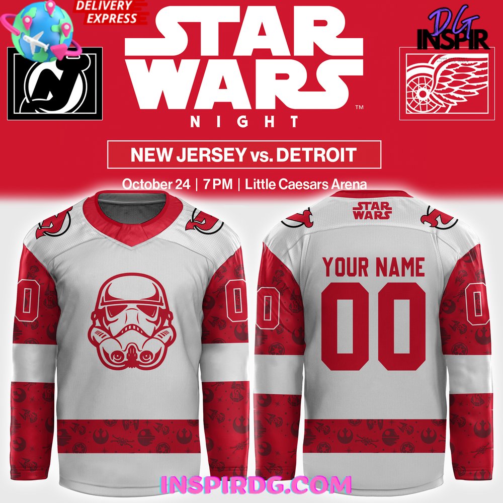 New Jersey Devils X Star Wars Night 2024 Hockey Jersey