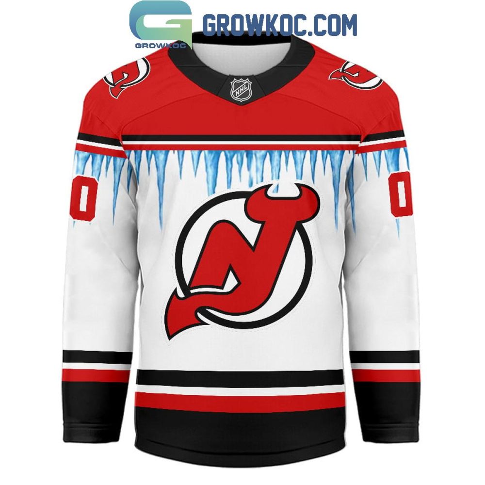 New Jersey Devils Christmas Tree Custom Hockey Jersey