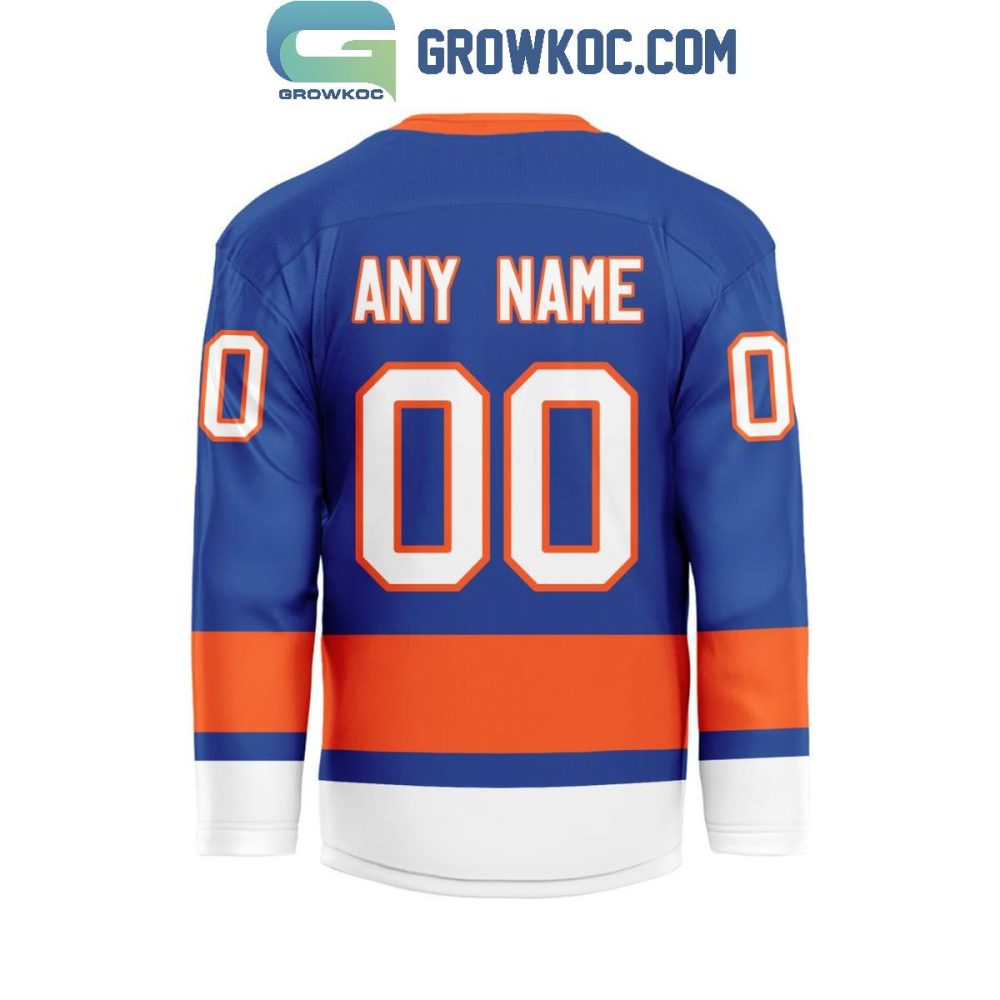 New York Islanders Be The Fighter 2024 Home Personalized Hockey Jersey