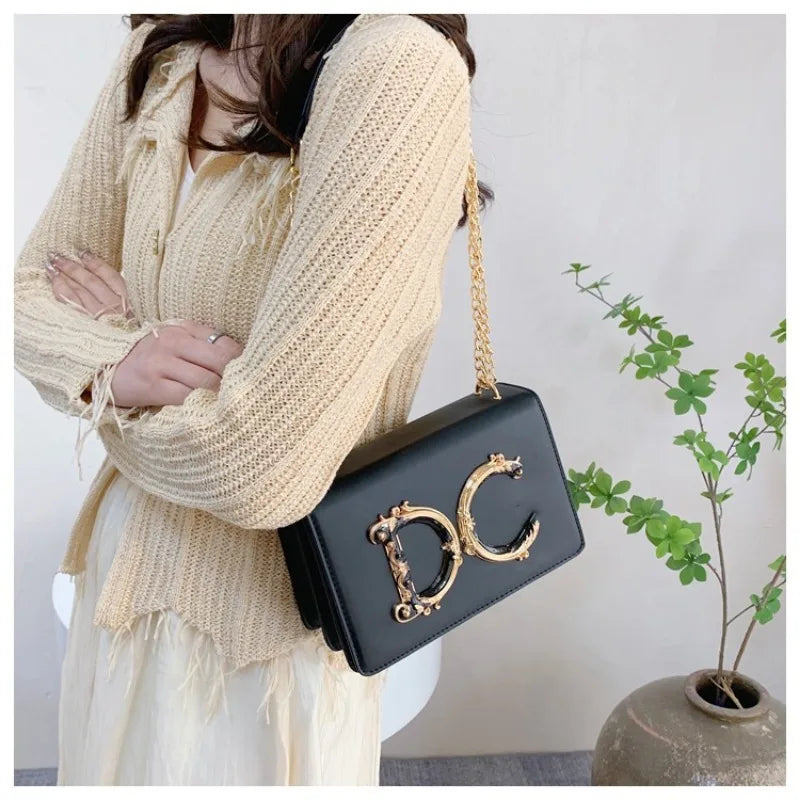 High quality fashionable women's bag hot selling chain bag trendy candy color small square bag for women