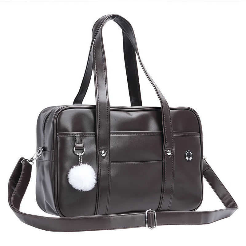 Japanese Schoolbag Women Handbag Shoulder Book Bag Uniform Bag Laptop Bag Commuter Briefcase Comic Con Tote Bags Crossbody Bags