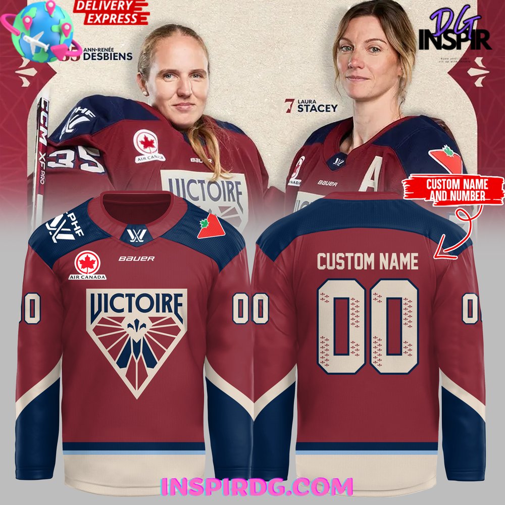 Bauer Pwhl Montreal Victoire Special Hockey Jersey