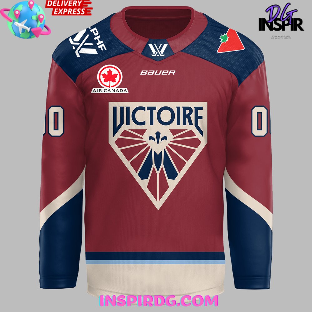 Bauer Pwhl Montreal Victoire Special Hockey Jersey