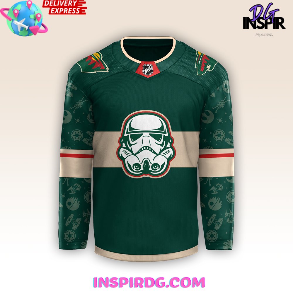 Minnesota Wild X Star Wars Night 2024 Hockey Jersey