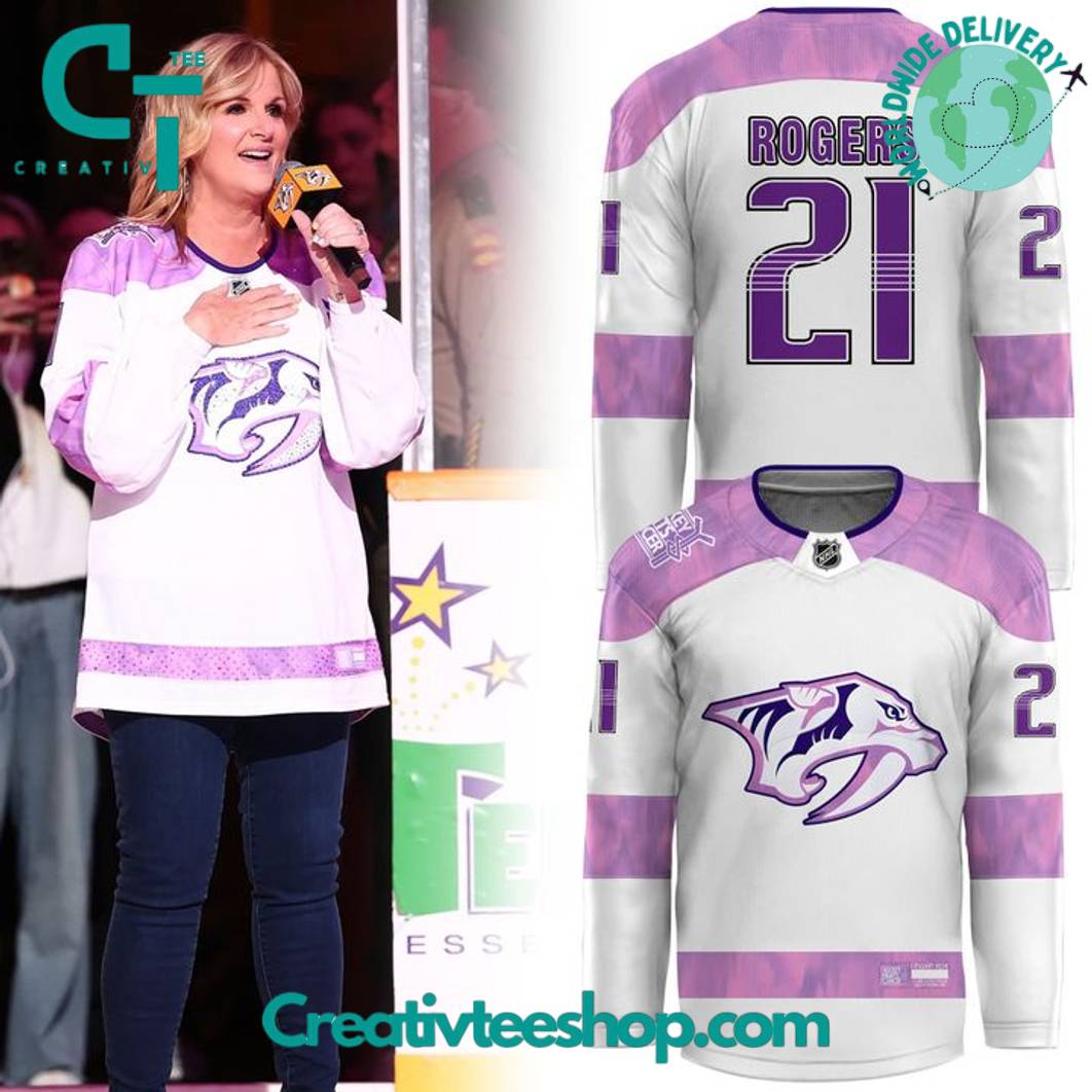Nashville Predators X Lexi Rogers 2025 Special Hockey Jersey