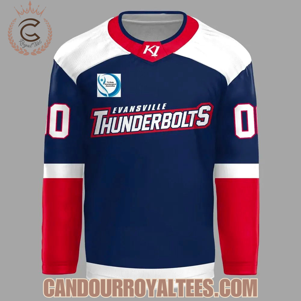 Evansville Thunderbolts 2026 New Hockey Jersey