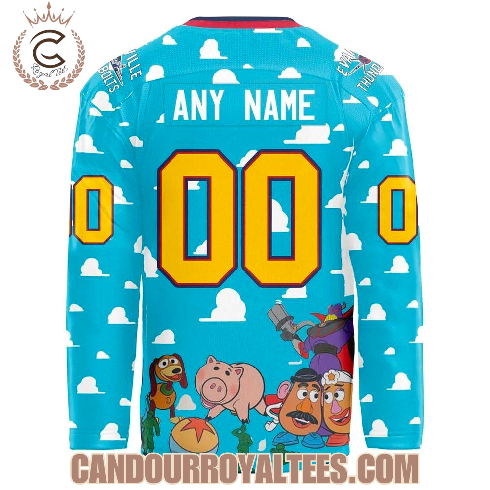 Evansville Thunderbolts ''Toy Story '' Jersey 2025