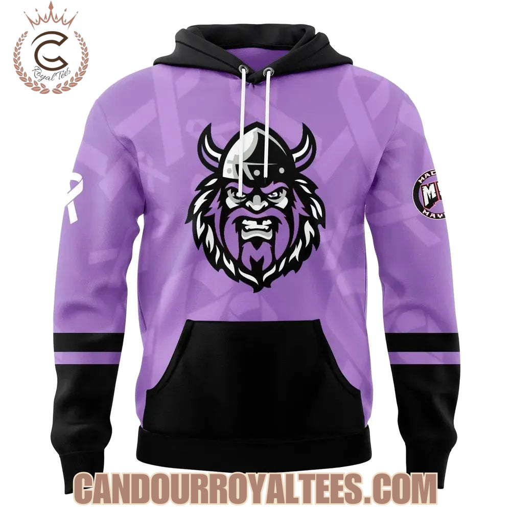 Macon Mayhem '' Cancer Night '' Hockey Jersey 2025