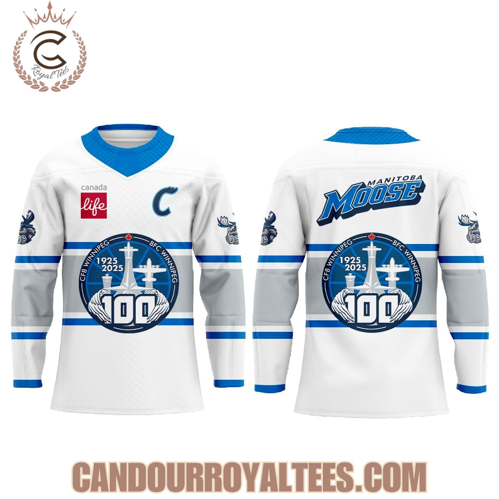 Manitoba Moose Cfb Winnipeg’S 100Th Anniversary Hockey Jersey
