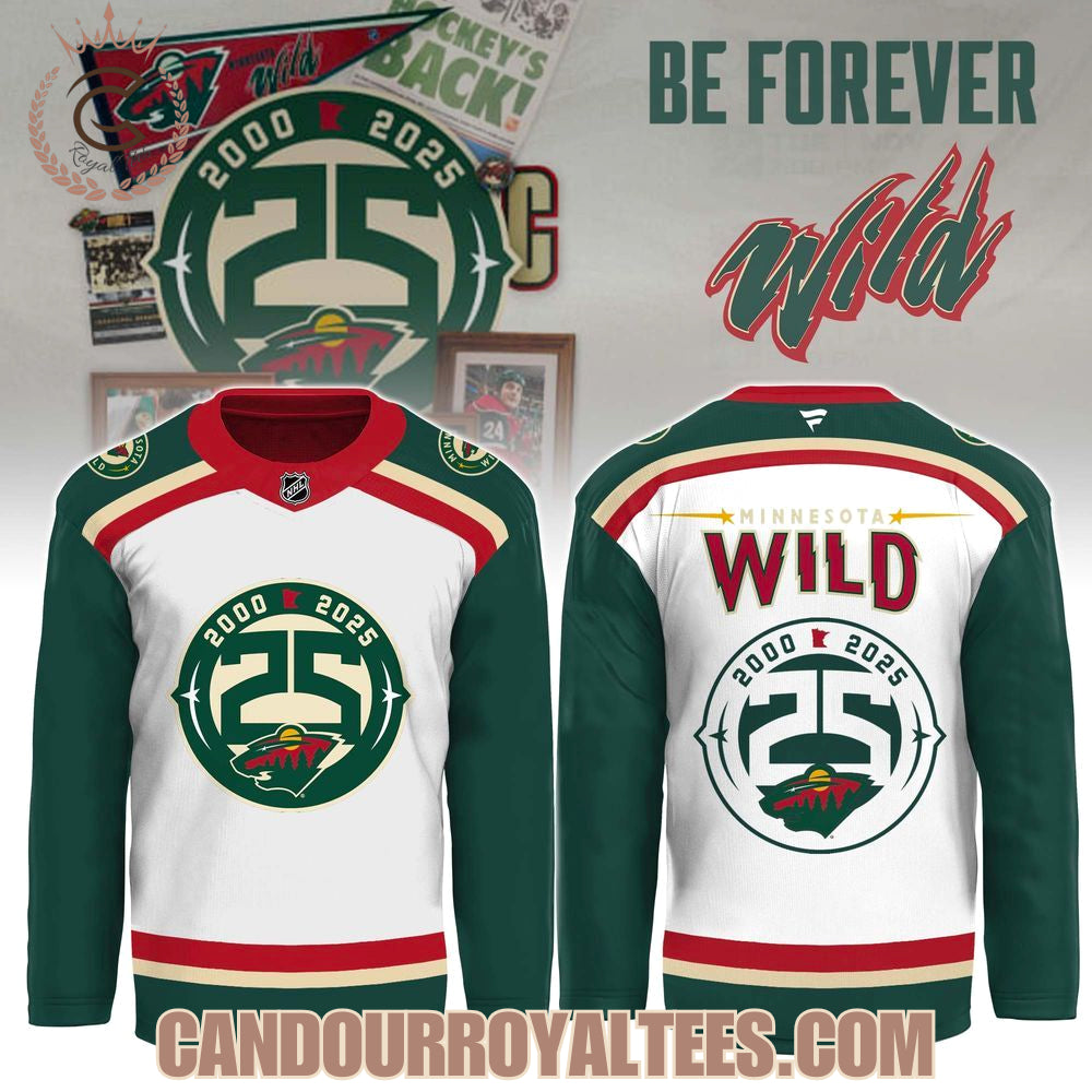 Minnesota Wild 25Th Anniversary Heritage Jersey