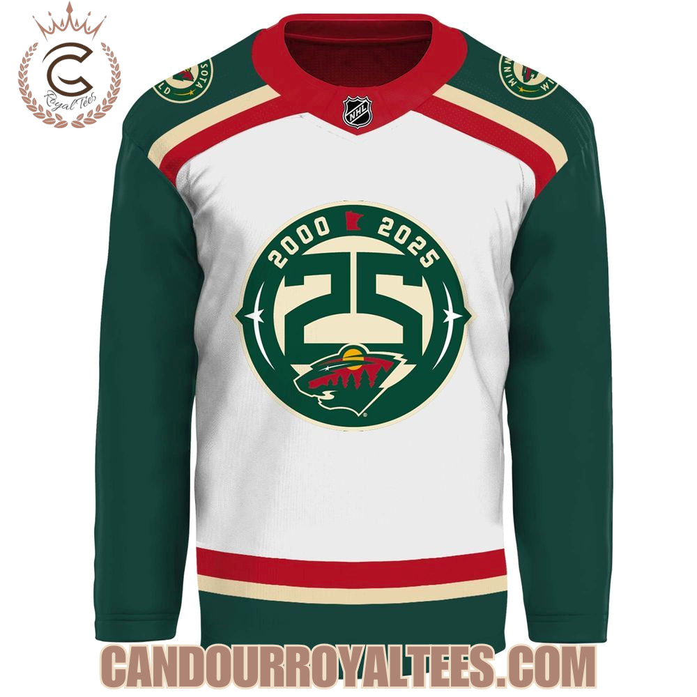 Minnesota Wild 25Th Anniversary Heritage Jersey