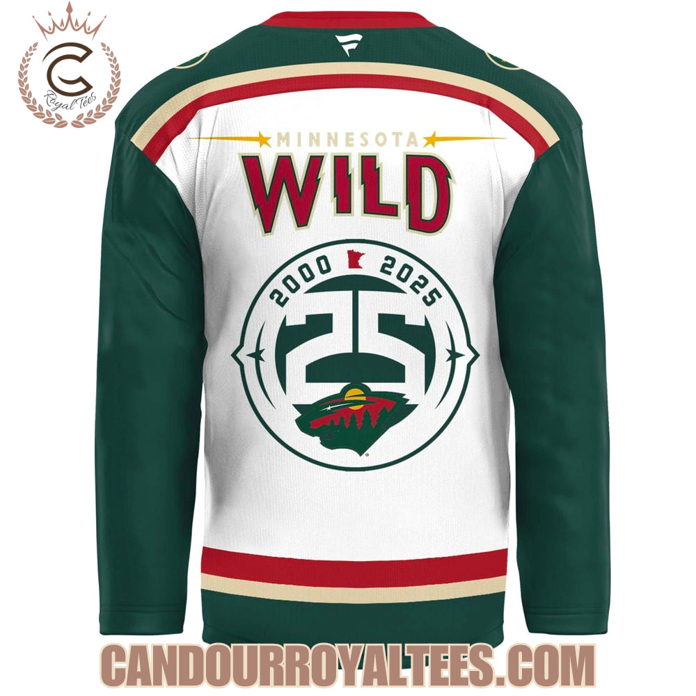 Minnesota Wild 25Th Anniversary Heritage Jersey