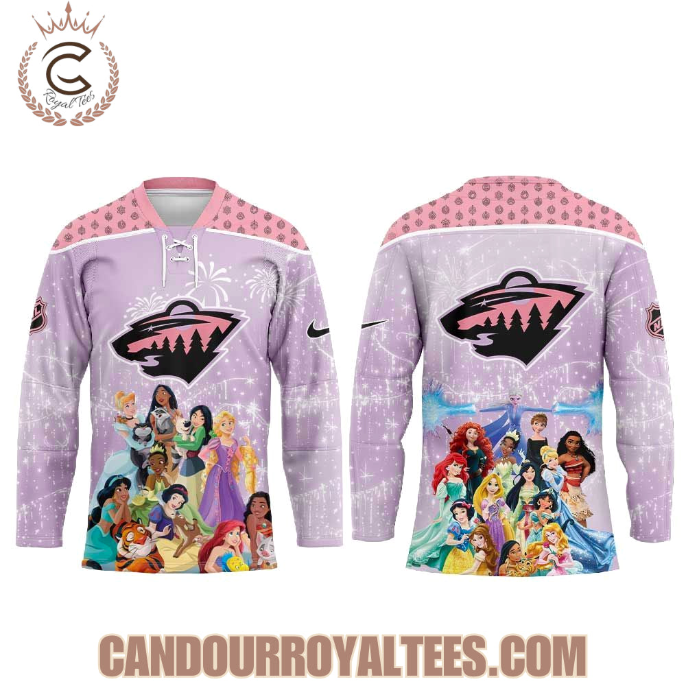 Minnesota Wild Disney Princess Game Hockey Jersey