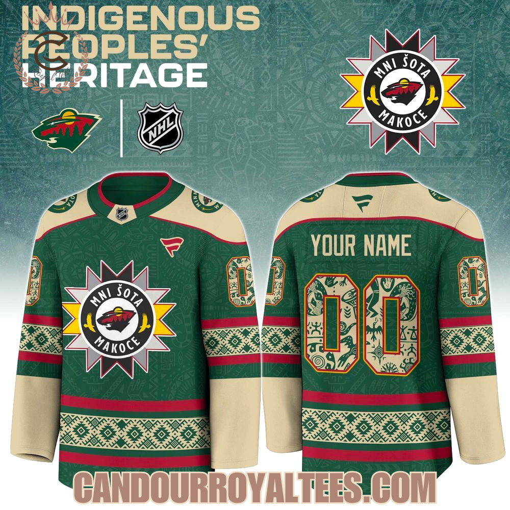 Minnesota Wild Indigenous People Heritage Jersey