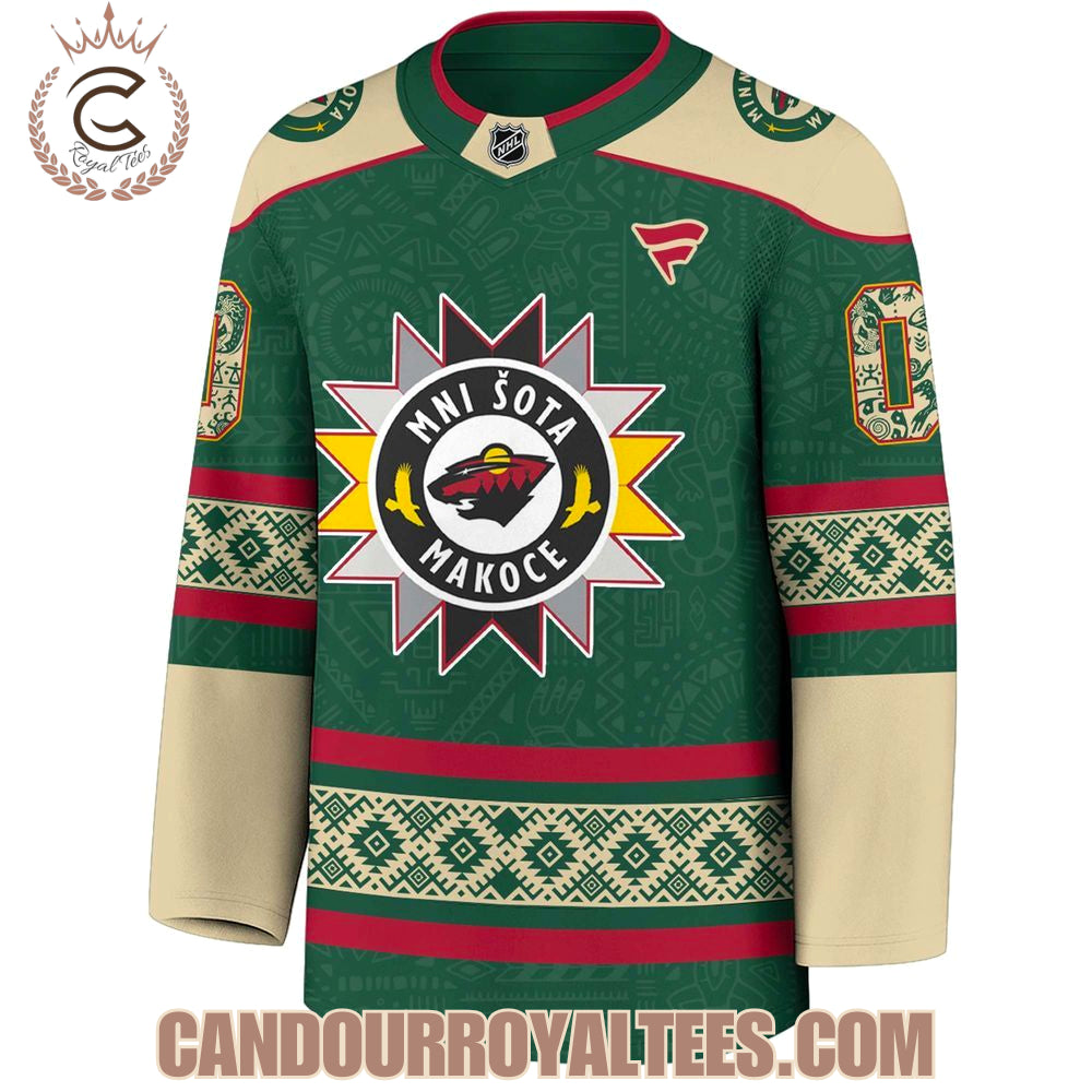 Minnesota Wild Indigenous People Heritage Jersey