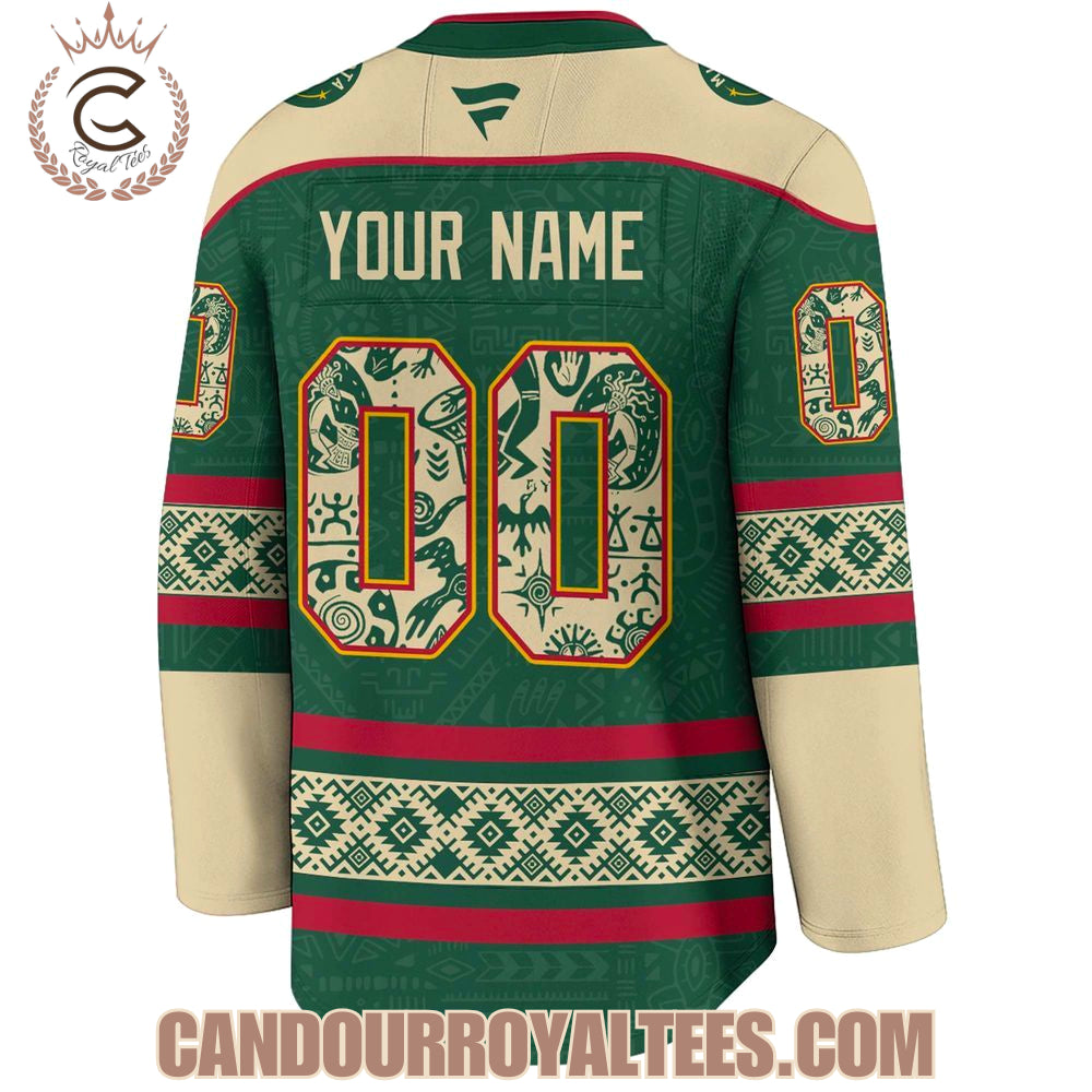 Minnesota Wild Indigenous People Heritage Jersey