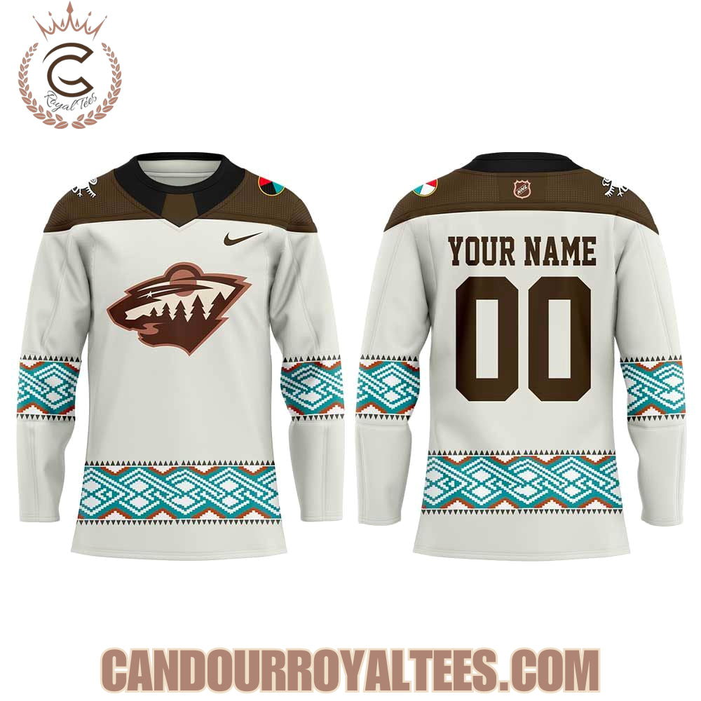 Minnesota Wild Native American Heritage Night 2026 Hockey Jersey