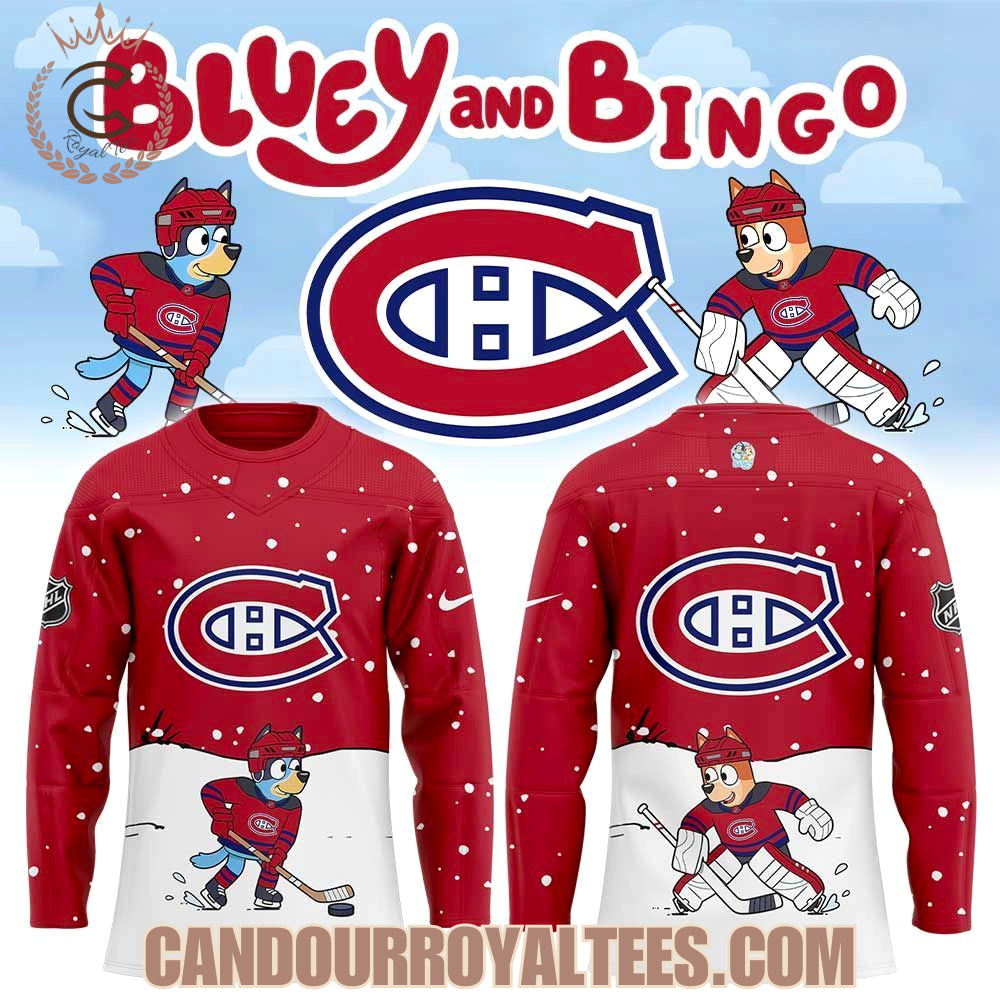 Montreal Canadiens X Bluey &amp; Bingo Jersey