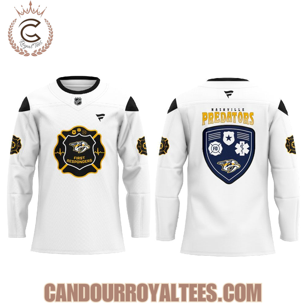 Nashville Predators First Responders Night 2026 Hockey Jersey