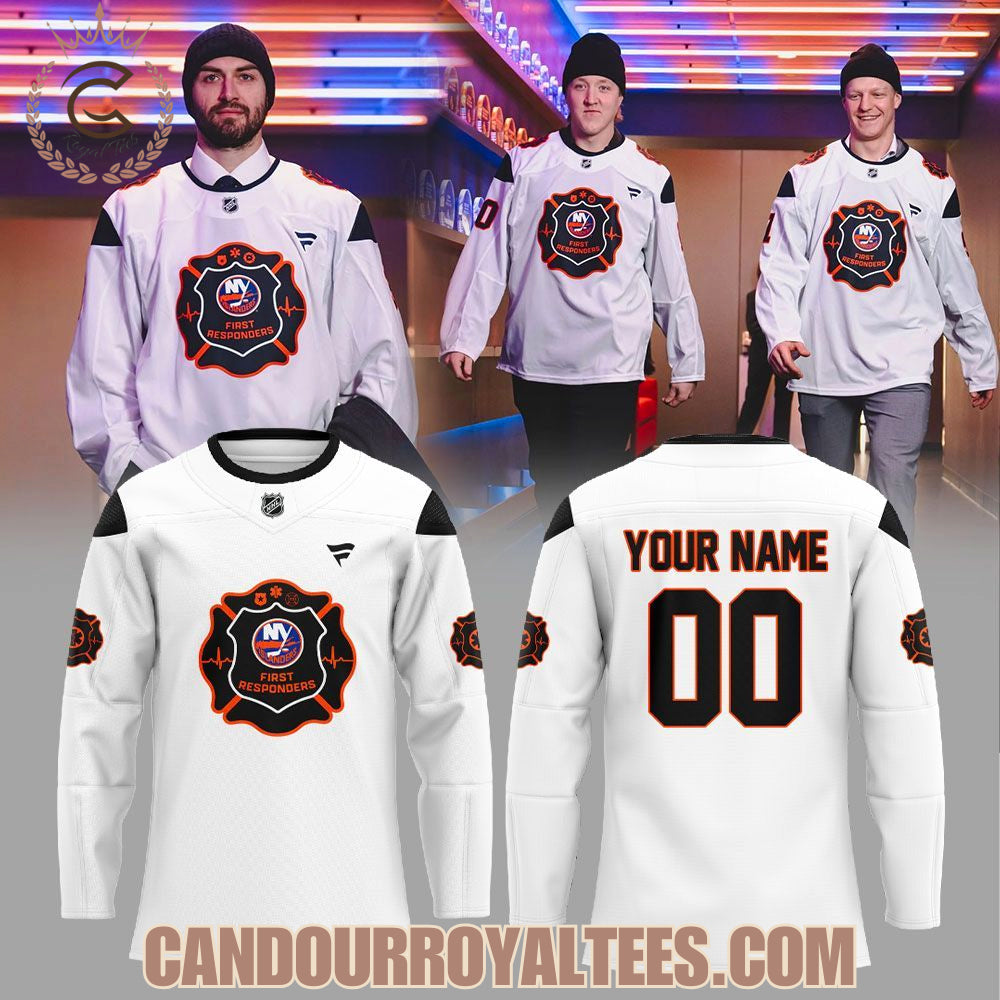 New York Islanders A Night Of Gratitude For The First Rescue Forces Hockey Jersey