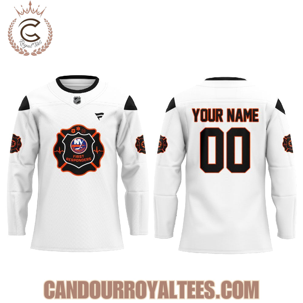 New York Islanders A Night Of Gratitude For The First Rescue Forces Hockey Jersey
