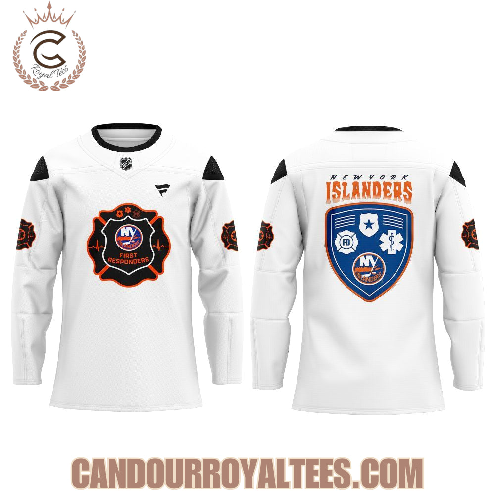 New York Islanders A Night Of Gratitude For The First Rescue Forces Hockey Jersey