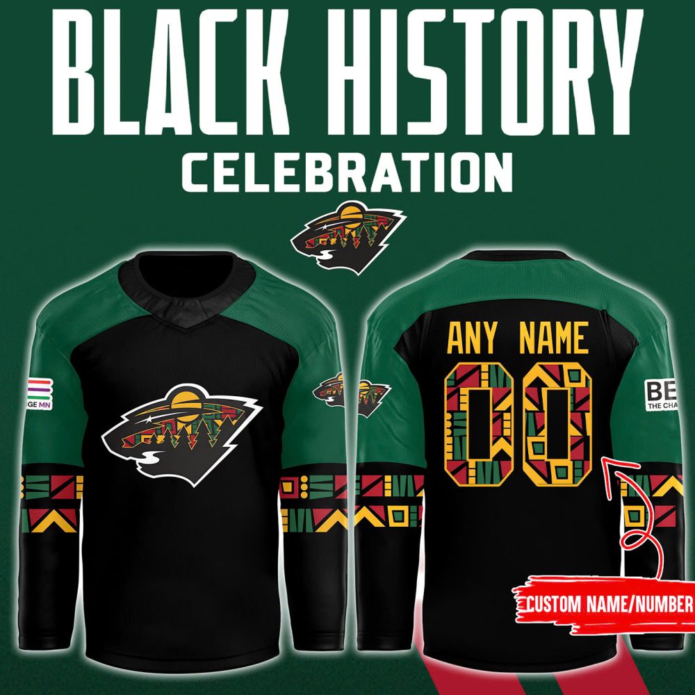 Minnesota Wild ?Black History Celebration Ticket Pack? Jersey