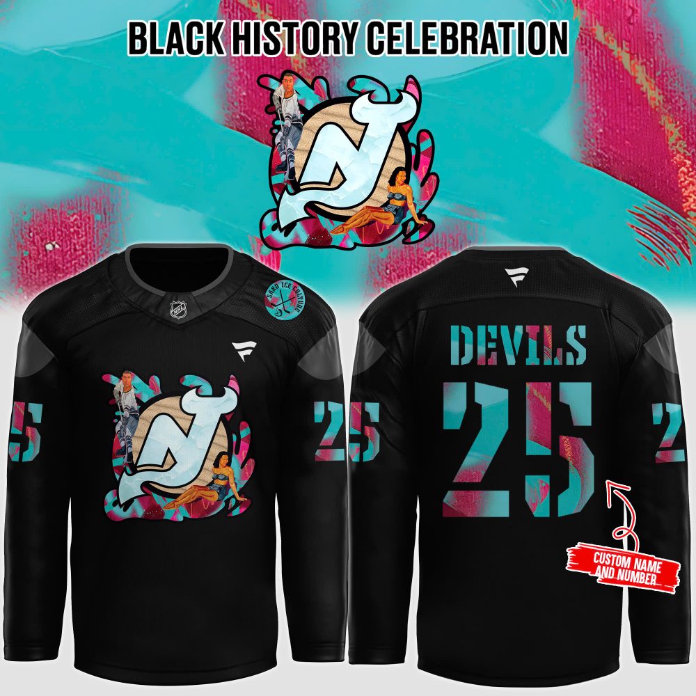 New Jersey Devils Black History Month Limited Edition Hockey Jersey